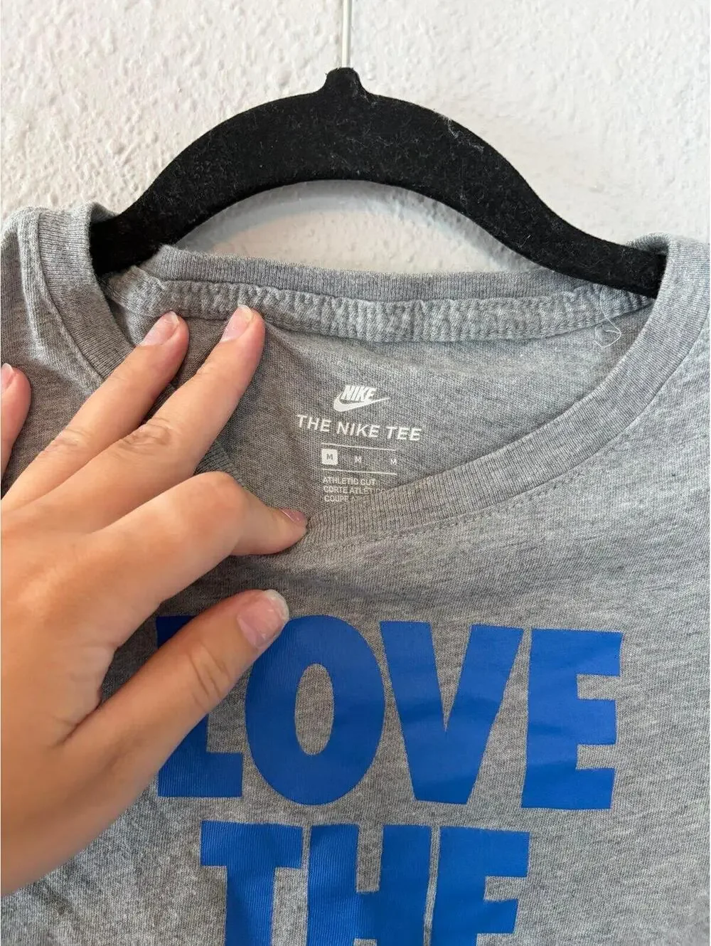 Youth Nike Love the Haters Grey Tee size boys M